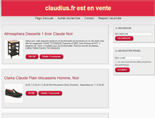 Tablet Screenshot of claudius.fr